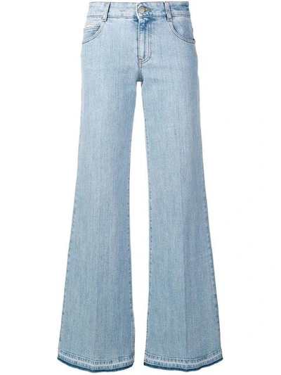 Stella Mccartney Mid-rise Flared Jeans In Blue