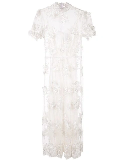 Macgraw Porcelain Dress In White