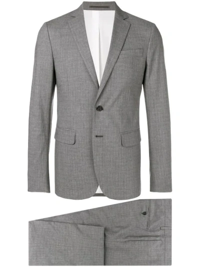 Dsquared2 Checked Two-piece Suit In Grey