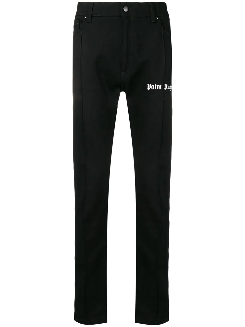 Palm Angels Jeans Mit Logo-Print - Schwarz In Black | ModeSens