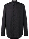 Versace Button-up Shirt In Black