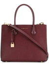 Michael Michael Kors Large Mercer Tote In Red