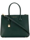 Michael Michael Kors Large Mercer Tote In Green