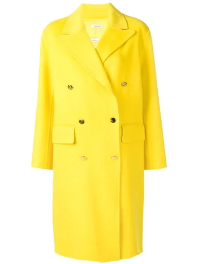 P.a.r.o.s.h Lottie Peacoat In Yellow