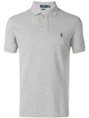 Polo Ralph Lauren Classic Logo Polo Top In Grey