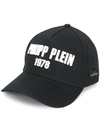 Philipp Plein Pp1978 Baseball Cap - Black
