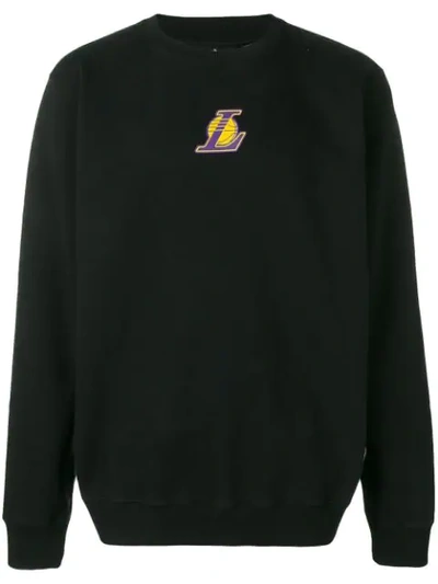 Marcelo Burlon County Of Milan Lakers Sweatshirt In Black