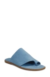 Vince Edris Toe Loop Sandal In Blue Pumice
