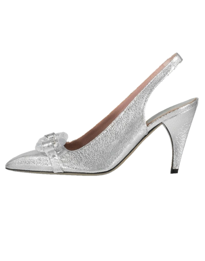 Rayne Lucite Chanel Slingback