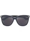 Gucci Oversized-sonnenbrille Mit Runden Gläsern In 黑色