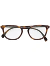 Oliver Peoples Finley Esq Glasses In Brown