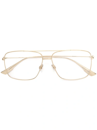 Dior Eyewear Stellaire Glasses - Metallic In 金属色