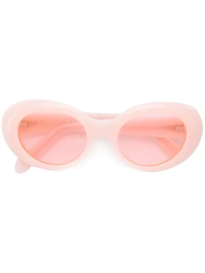 Acne Studios Mustang Sunglasses Pink In 粉色