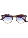 Ray Ban Ray-ban Round Frame Sunglasses - Brown In 棕色