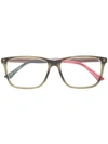 Gucci Rectangle Frame Glasses In 绿色