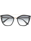 Tom Ford Eyewear Dahlia Sunglasses - Black In 黑色