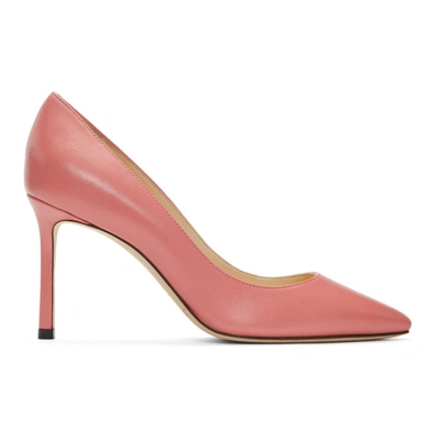 Jimmy Choo Romy 85 Patent Leather Pumps In Candyfloss