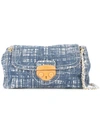 Prada Vintage Logos Chain Shoulder Bag - Blue