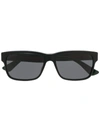 Gucci Web Square Sunglasses In Black
