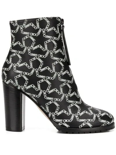 Jimmy Choo Brayden 95 Boots In 黑色