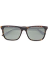 Gucci Rectangle Frame Sunglasses In Brown