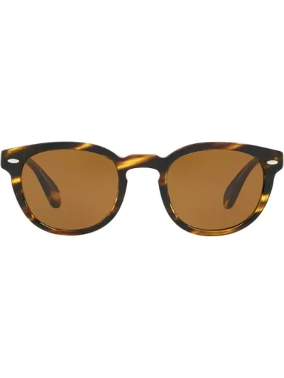 Oliver Peoples Sheldrake Sunglasses In 棕色
