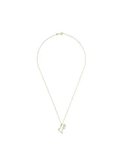 Aliita 9kt Yellow Gold Gato Necklace