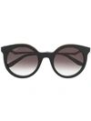 Cartier Round Frame Sunglasses In 001