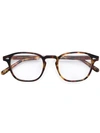 Moscot Genug Glasses In 棕色