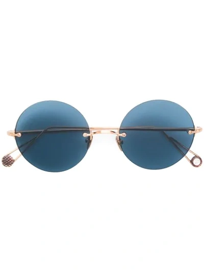 Ahlem Place De La Rotonde Sunglasses In Metallic