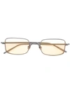 Matsuda Square Frame Sunglasses In Grey