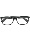 Ray Ban Square Frame Glasses In Black