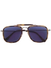 Tom Ford Huck Sunglasses In 棕色