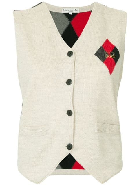 dior knit vest