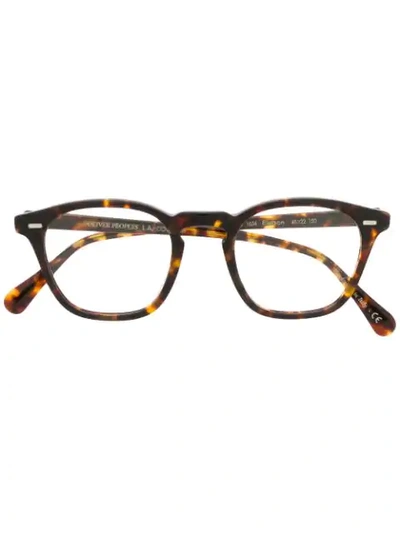 Oliver Peoples Elerson Glasses In 棕色