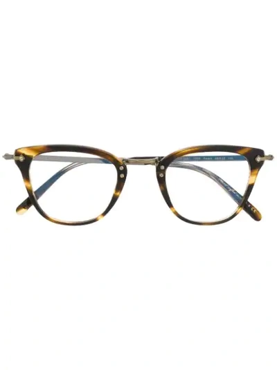 Oliver Peoples Keery Glasses In 棕色