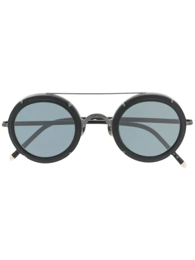 Matsuda Round Frame Sunglasses In Black