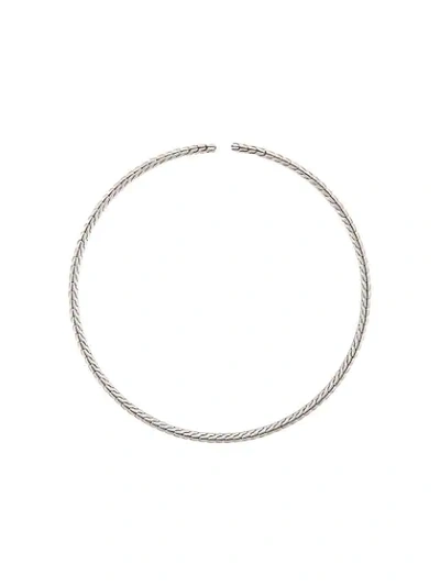 John Hardy Classic Chain Choker Necklace In Silver