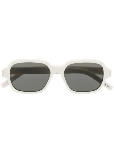 Saint Laurent Women's Classic 57mm Rectangular Sunglasses In Ivory