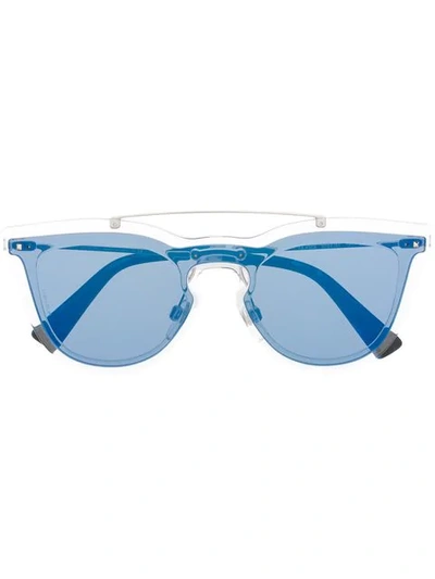 Valentino Cat Eye Sunglasses In 金属色