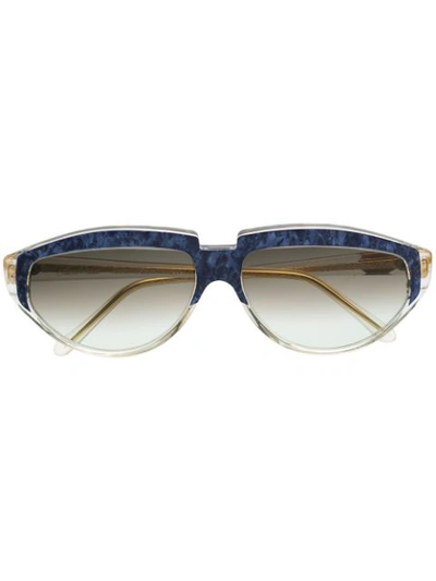 A.n.g.e.l.o. Vintage Cult Gradient Lens Sunglasses In Blue