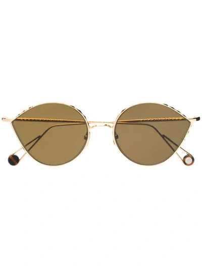 Ahlem Place Dauphine Sunglasses In 金色