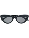 Ahlem Cat Eye Sunglasses In 黑色