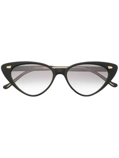 Cutler And Gross Cat Eye Sunglasses In 黑色