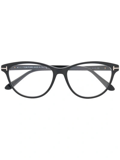 Tom Ford Eyewear 长方形框眼镜- 黑色In Brown | ModeSens
