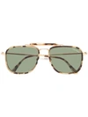 Tom Ford Huck Sunglasses In 棕色