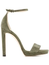 Jimmy Choo Misty 120 Sandals In 绿色