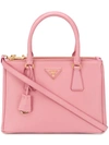 Prada Structured Tote Bag In Pink