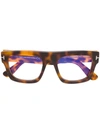 Tom Ford Tortoiseshell Glasses In Brown
