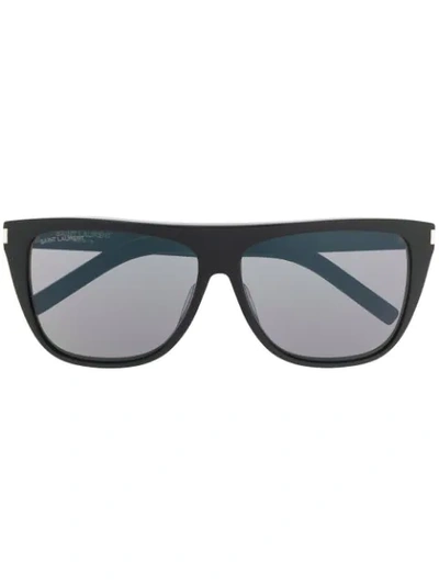 Saint Laurent New Wave Sl 1 Sunglasses In Black